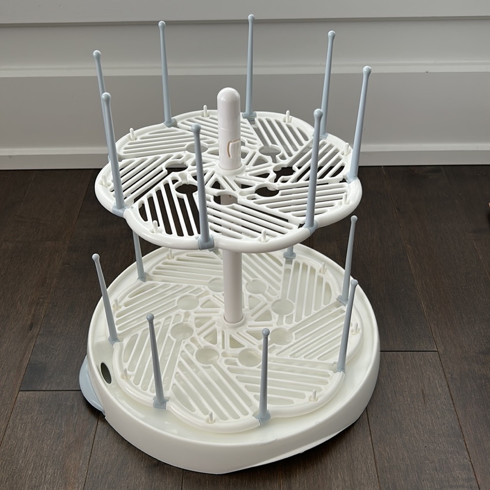 MUNCHKIN Baby Bottle Drying Rack High Capacity Kitchen Accessories, Feeding Baby